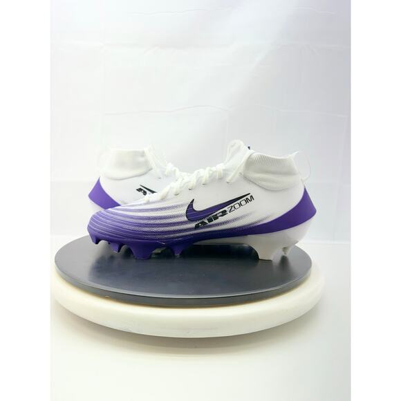 Nike Zoom Air Vapor Pro 1 TB Mens Sz 8.5 Football Cleats Purple White HM8850-101 main image 8